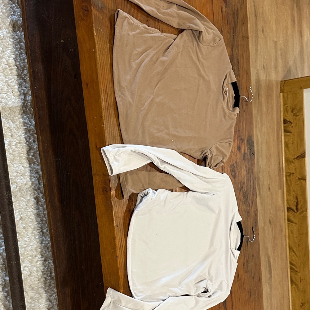High collar exercise shirts